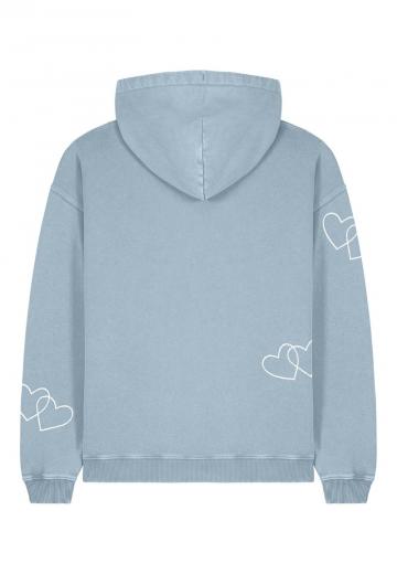 Пуловер с капюшоном