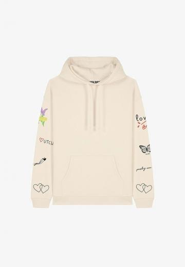 Пуловер с капюшоном