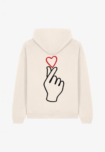 Пуловер с капюшоном