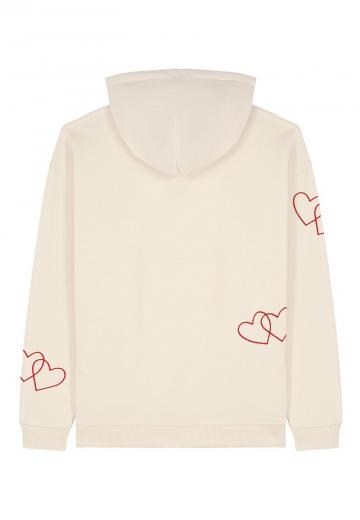 Пуловер с капюшоном