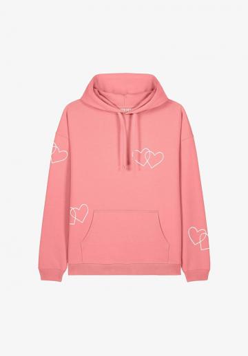 Пуловер с капюшоном