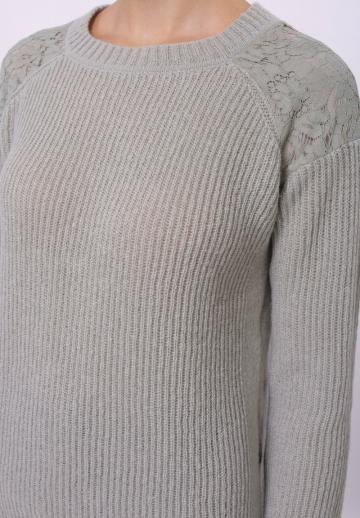 Длинный пуловер