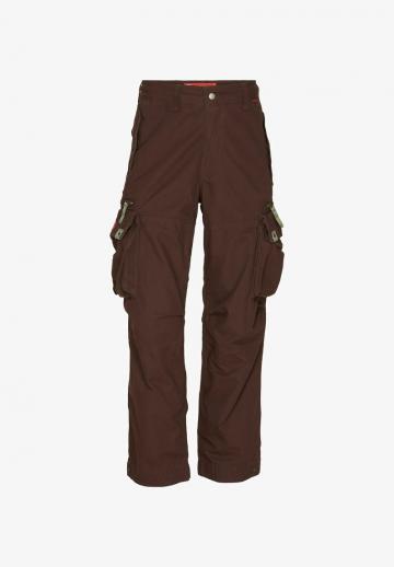 Брюки с накладными карманами