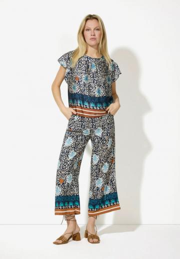 Атласная блузка