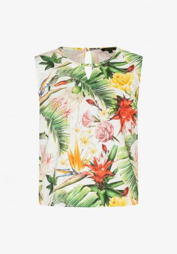 Блузка без рукавов