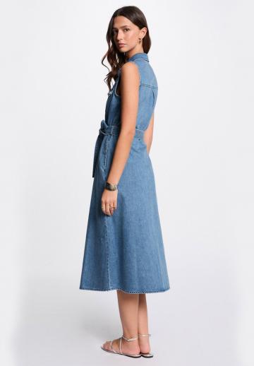 Джинсовое платье