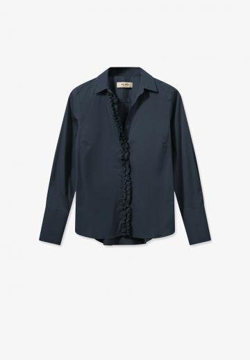 Атласная блузка