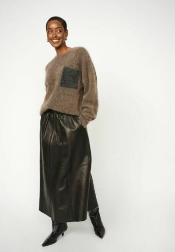 Кожаная юбка