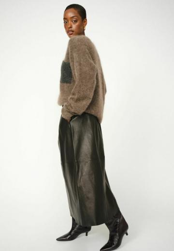 Кожаная юбка