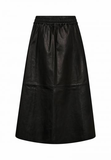 Кожаная юбка