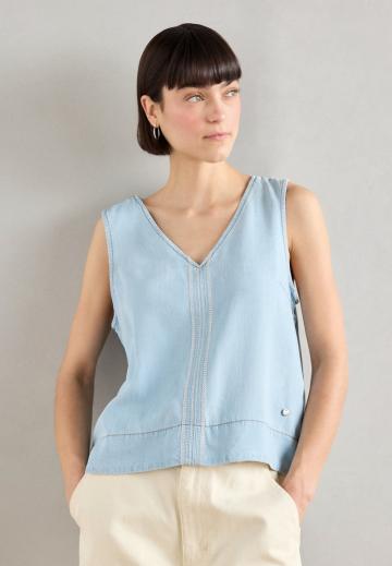 Джинсовая жилетка