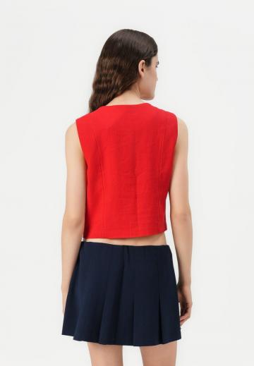 Блузка без рукавов