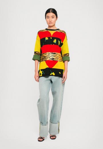 Длинный пуловер