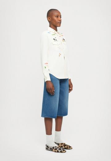 Джинсовая блузка