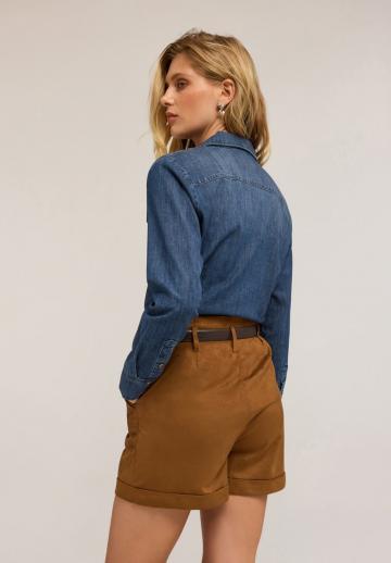 Джинсовая блузка