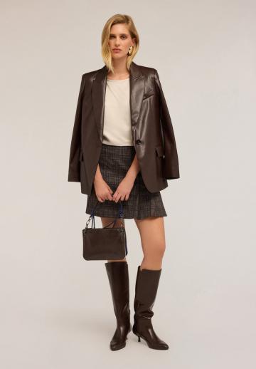 Атласная блузка