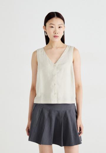 Блузка без рукавов