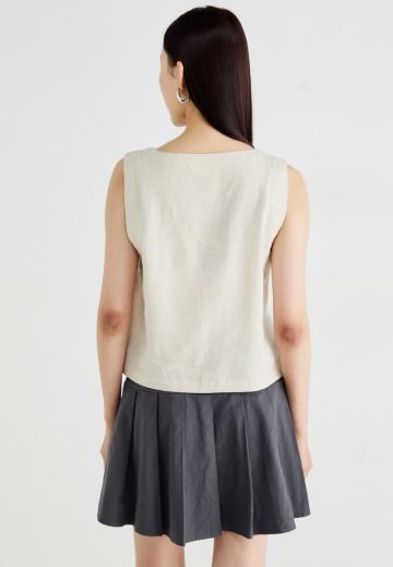 Блузка без рукавов