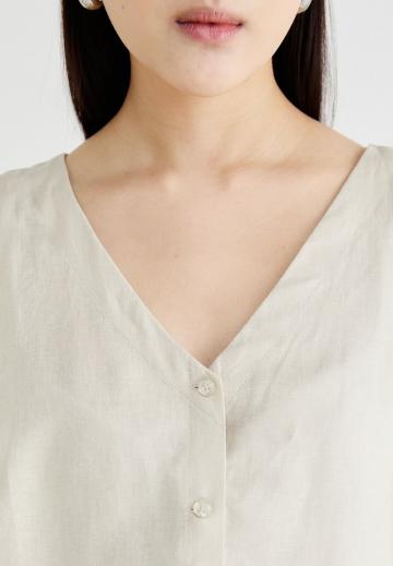 Блузка без рукавов