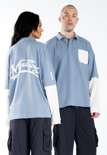 Поло с длинным рукавом