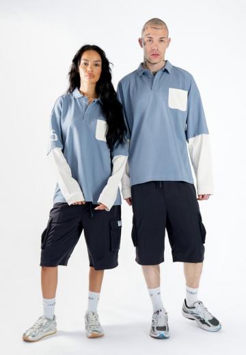 Поло с длинным рукавом