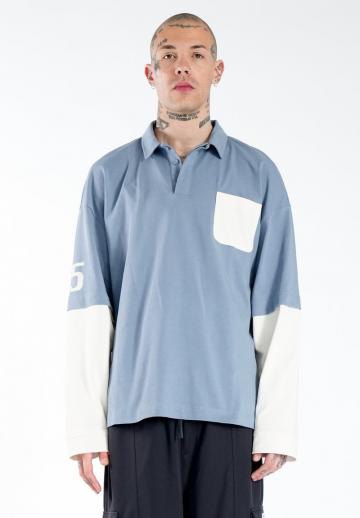 Поло с длинным рукавом