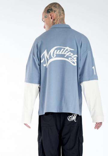 Поло с длинным рукавом