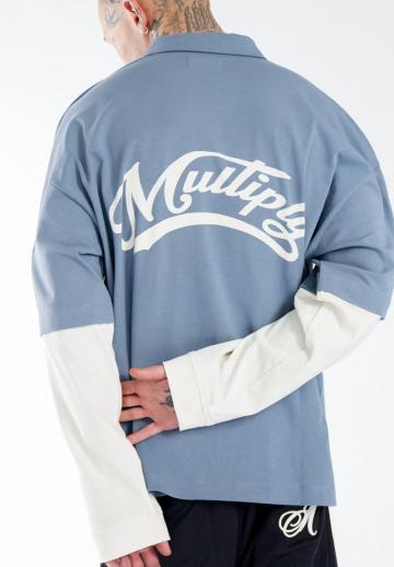 Поло с длинным рукавом