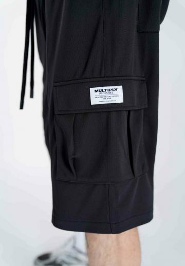 Брюки с накладными карманами