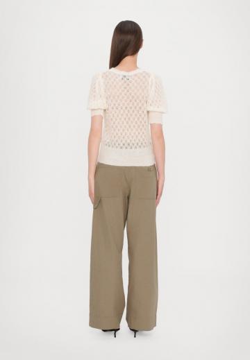 Пуловер с коротким рукавом