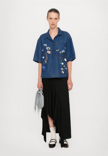 Джинсовая блузка