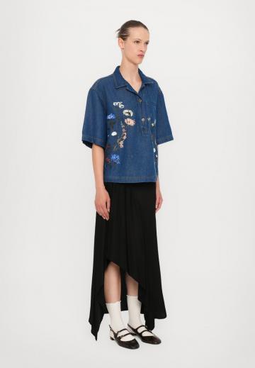 Джинсовая блузка