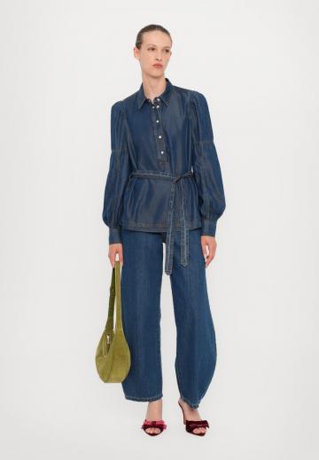 Джинсовая блузка