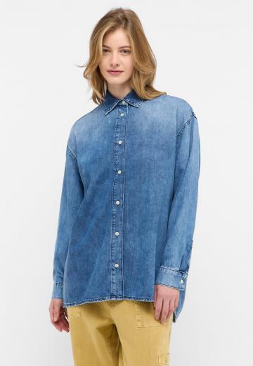 Джинсовая блузка