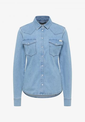 Джинсовая блузка