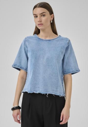 Джинсовая блузка