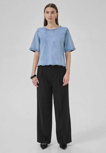 Джинсовая блузка