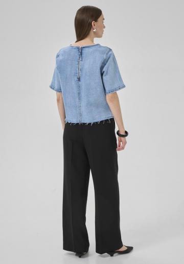 Джинсовая блузка