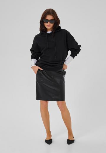 Кожаная юбка