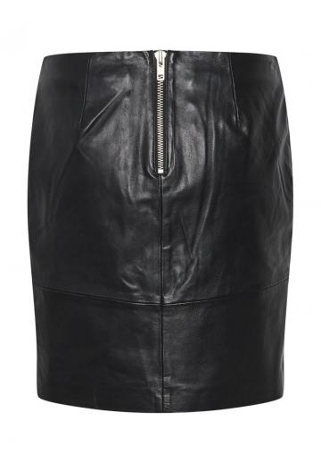 Кожаная юбка