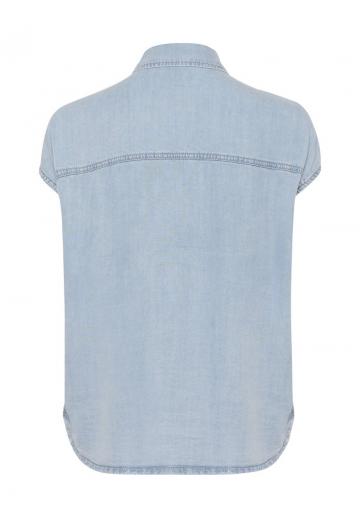 Джинсовая жилетка