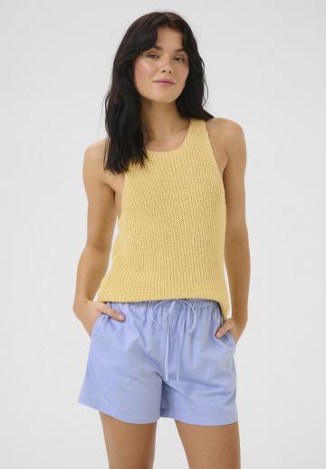 Пуловер без рукавов