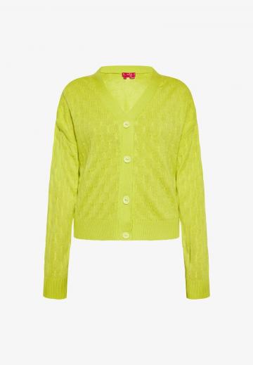 Жаккардовая вязаная кофта