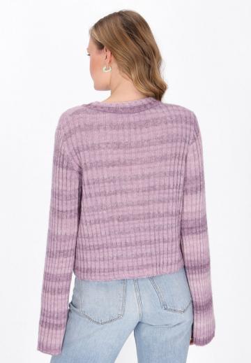 Пуловер в полоску