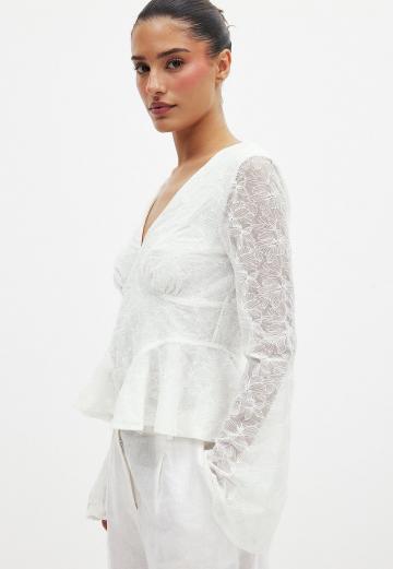 Кружевная блузка