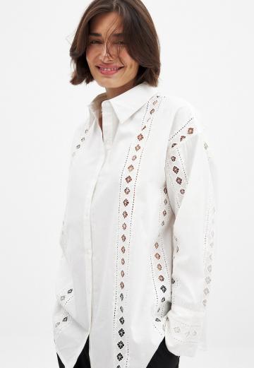 Длинная блузка