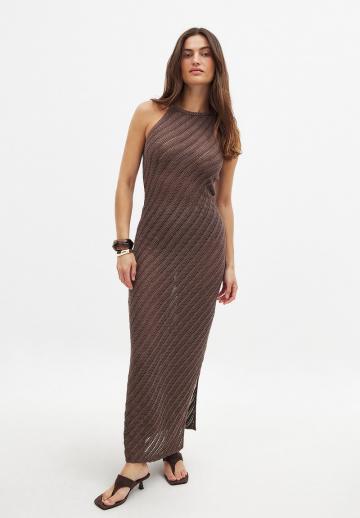 Вязаное платье