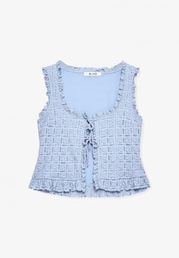 Джинсовая жилетка