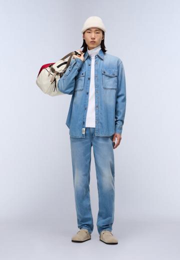 Прямые джинсы