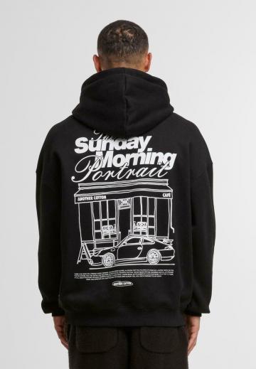 Пуловер с капюшоном